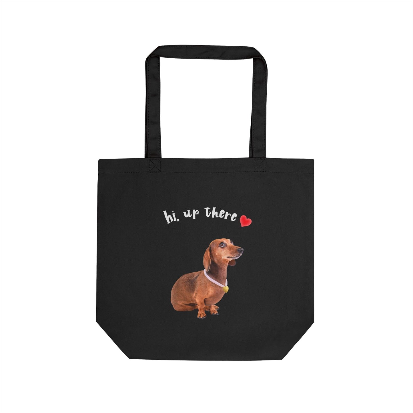 Cute Dachshund Eco Tote Bag, Dog Lover Gift, Reusable Shopping Bag, Pet Owner Tote, Funny Dog Art Bag, Sustainable Fashion