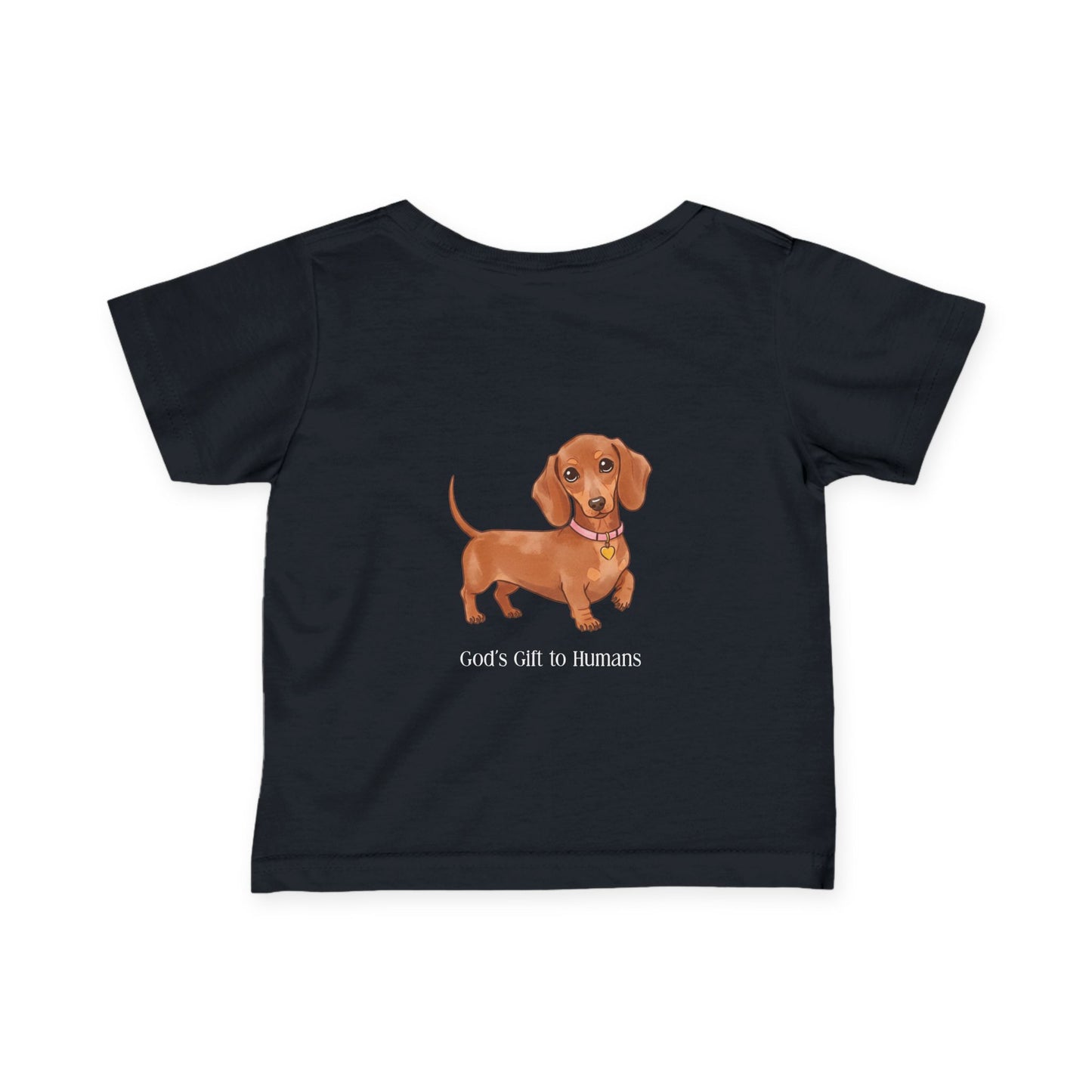 Cute Dog Infant Tee, Baby Dog T-Shirt, Gift for New Parents, Baby Shower Gift, Dog Lover Infant Clothing