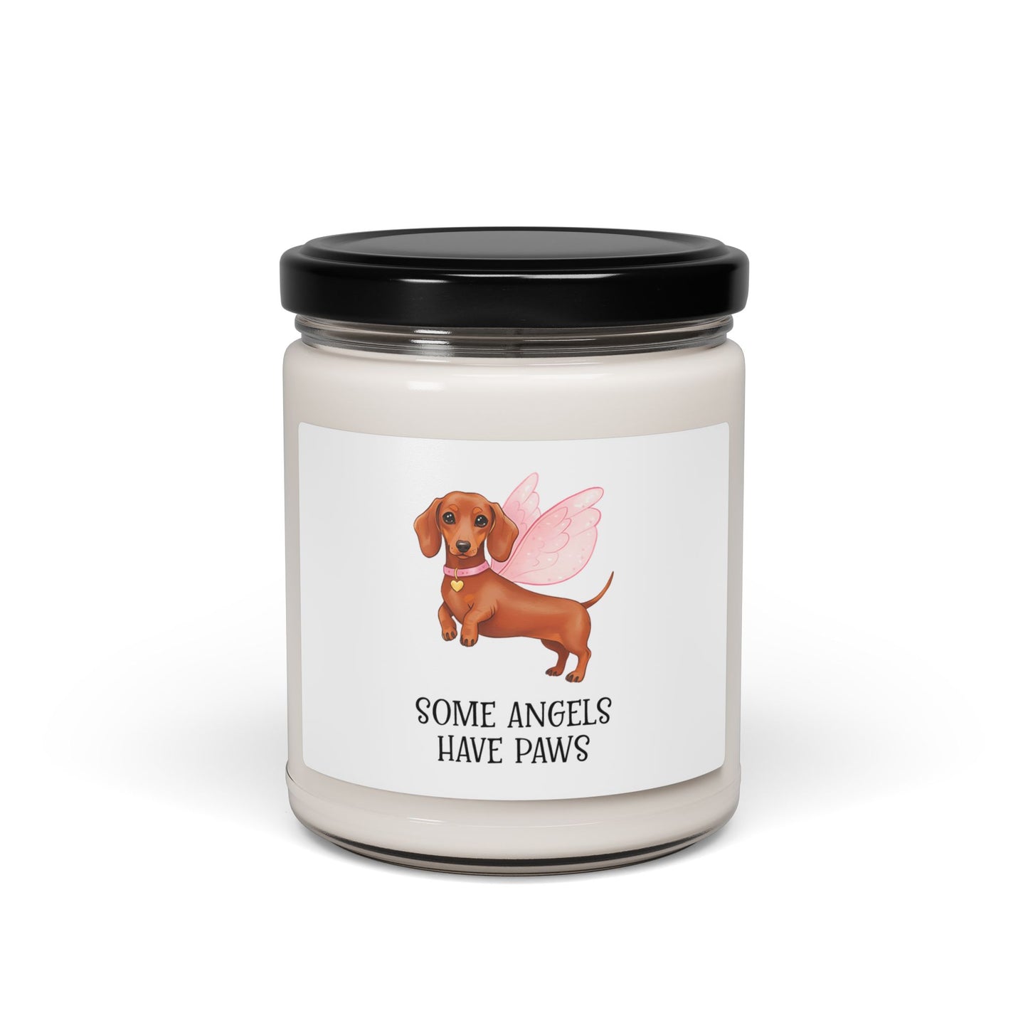 Dachshund Angel Scented Candle, Dog Lover Gift, Home Decor, Pet Memorial, Birthday Gift, Relaxing Aromatherapy