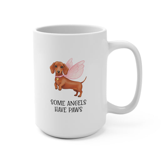 Whimsical Dog Angel Mug