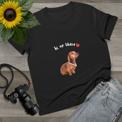 Cute Dachshund T-Shirt for Dog Lovers, Perfect Gift for Pet Owners, Casual Daily Wear, Birthday, Dog-Themed Occasion