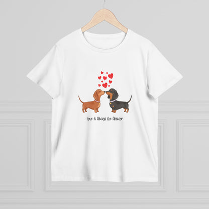 Love Dogs Tee - Cute Pet T-Shirt for Animal Lovers, Gift for Dog Owners, Casual Wear, Birthday Apparel, Valentine's Day