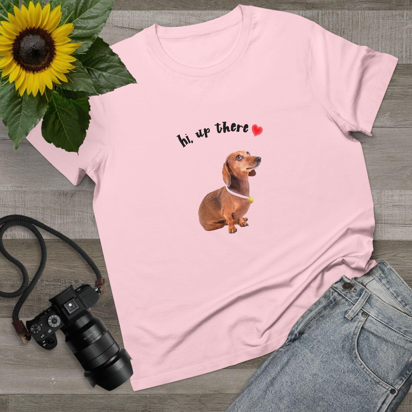 Cute Dachshund T-Shirt for Dog Lovers, Perfect Gift for Pet Owners, Casual Daily Wear, Birthday, Dog-Themed Occasion