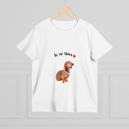 Cute Dachshund T-Shirt for Dog Lovers, Perfect Gift for Pet Owners, Casual Daily Wear, Birthday, Dog-Themed Occasion