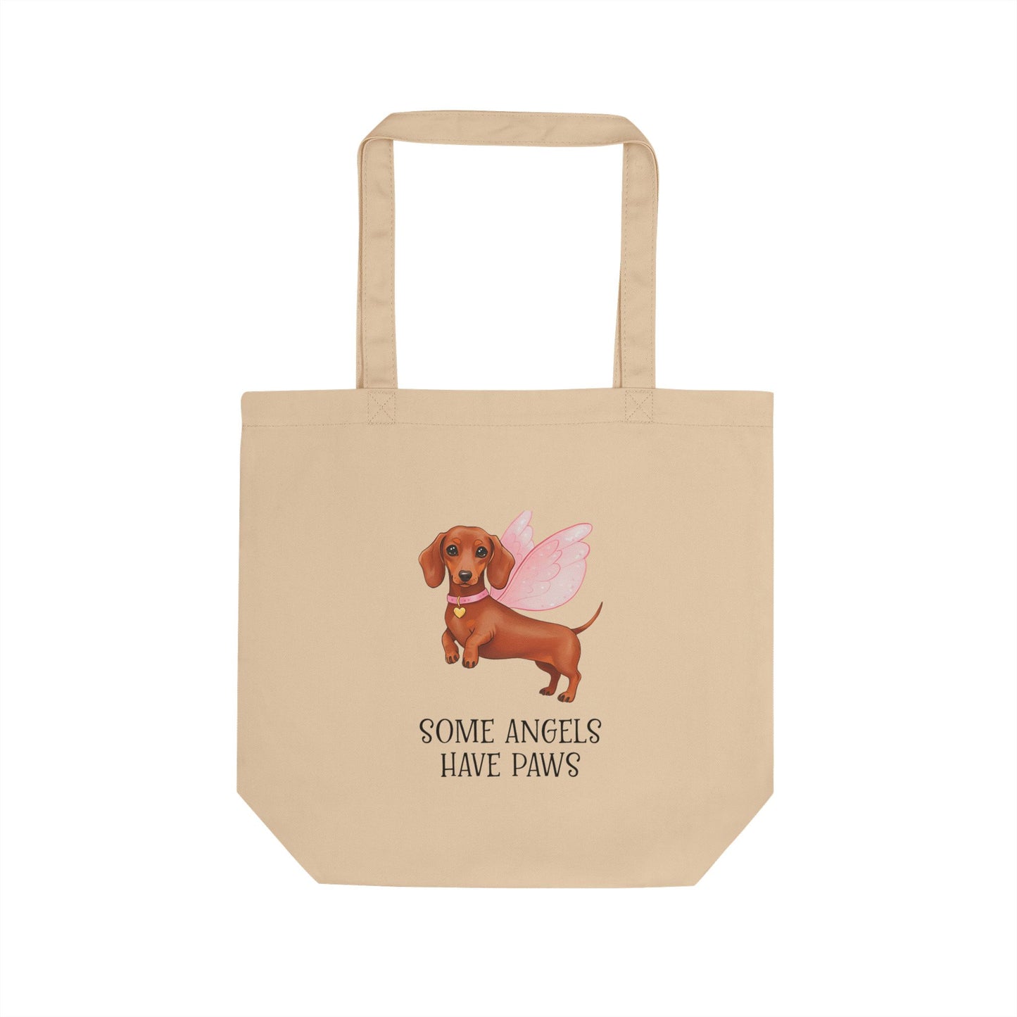 Angel Paws Eco Tote Bag | Dog Lover's Gift, Reusable Shopping Bag, Pet Memorial, Cute Tote for Dog Owners, Eco-Friendly Gift