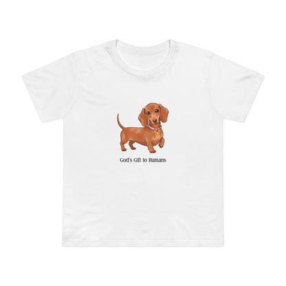 Dachshund Lover’s Tee, Dog Mom Gift, Pet Lover Shirt, Cute Dachshund T-Shirt, Casual Everyday Outfit