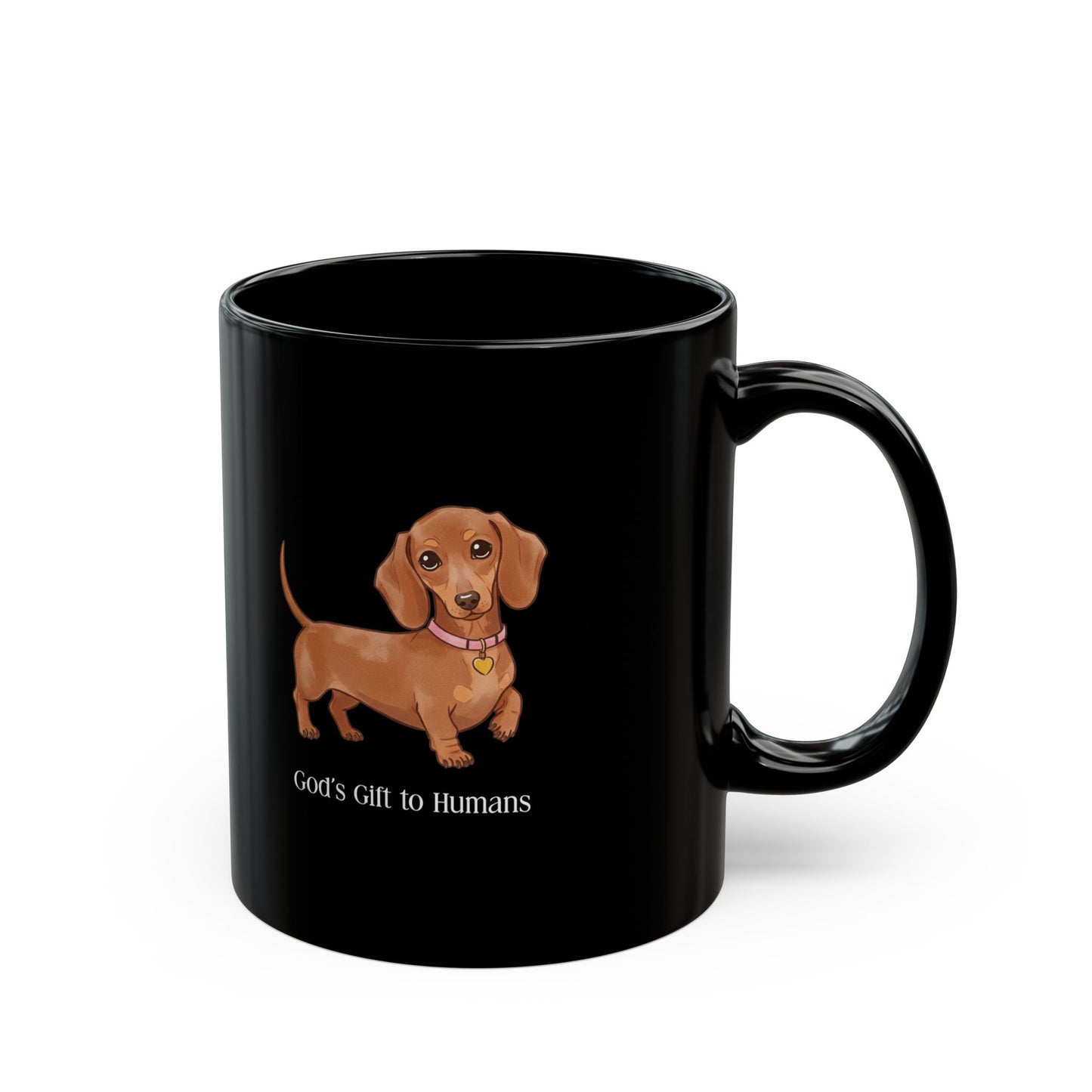 Dachshund Lover Mug, God's Gift to Humans Dog Mug, Cute Dog Coffee Mug, Pet Parent Gift, Personalized Dog Lover Gift