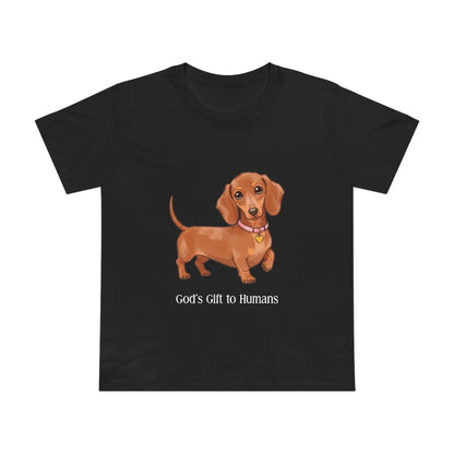 Dachshund Lover’s Tee, Dog Mom Gift, Pet Lover Shirt, Cute Dachshund T-Shirt, Casual Everyday Outfit