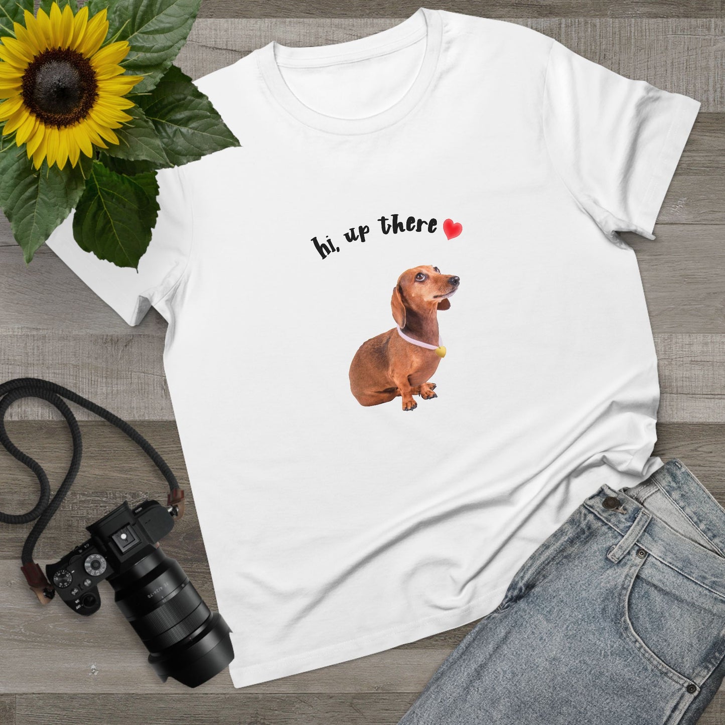 Cute Dachshund T-Shirt for Dog Lovers, Perfect Gift for Pet Owners, Casual Daily Wear, Birthday, Dog-Themed Occasion