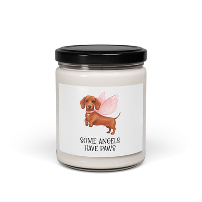 Angel Paws Scented Soy Candle | Dog Lover Gift, Home Decor, Pet Memorial, Gift for Her, Relaxation