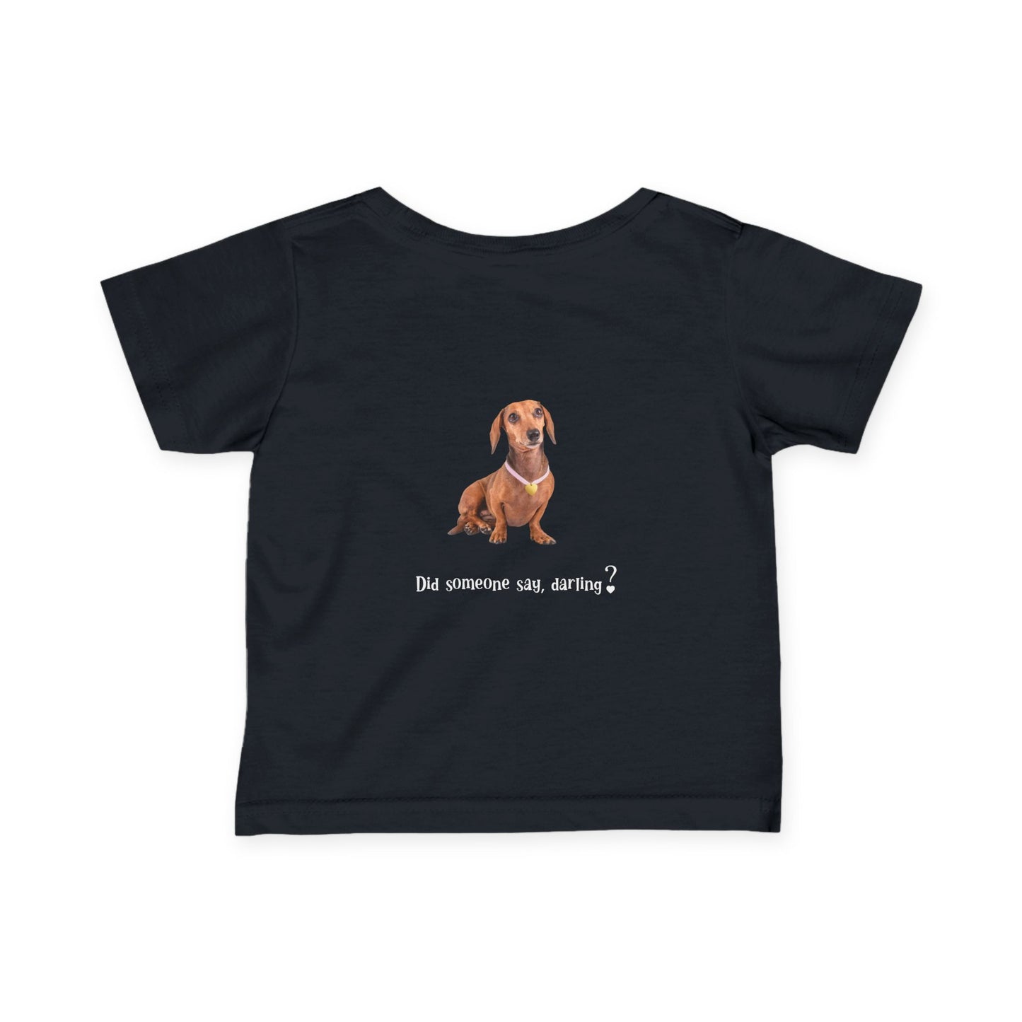 Cute Dachshund Baby Tee, Adorable Infant T-Shirt for Dog Lovers, Gift for New Parents, Funny Animal Tee, Baby Shower Gift