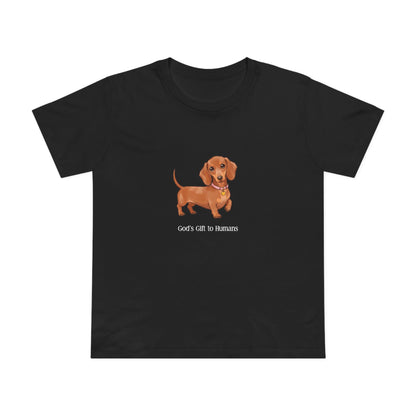 Dachshund Lover’s Tee, Dog Mom Gift, Pet Lover Shirt, Cute Dachshund T-Shirt, Casual Everyday Outfit