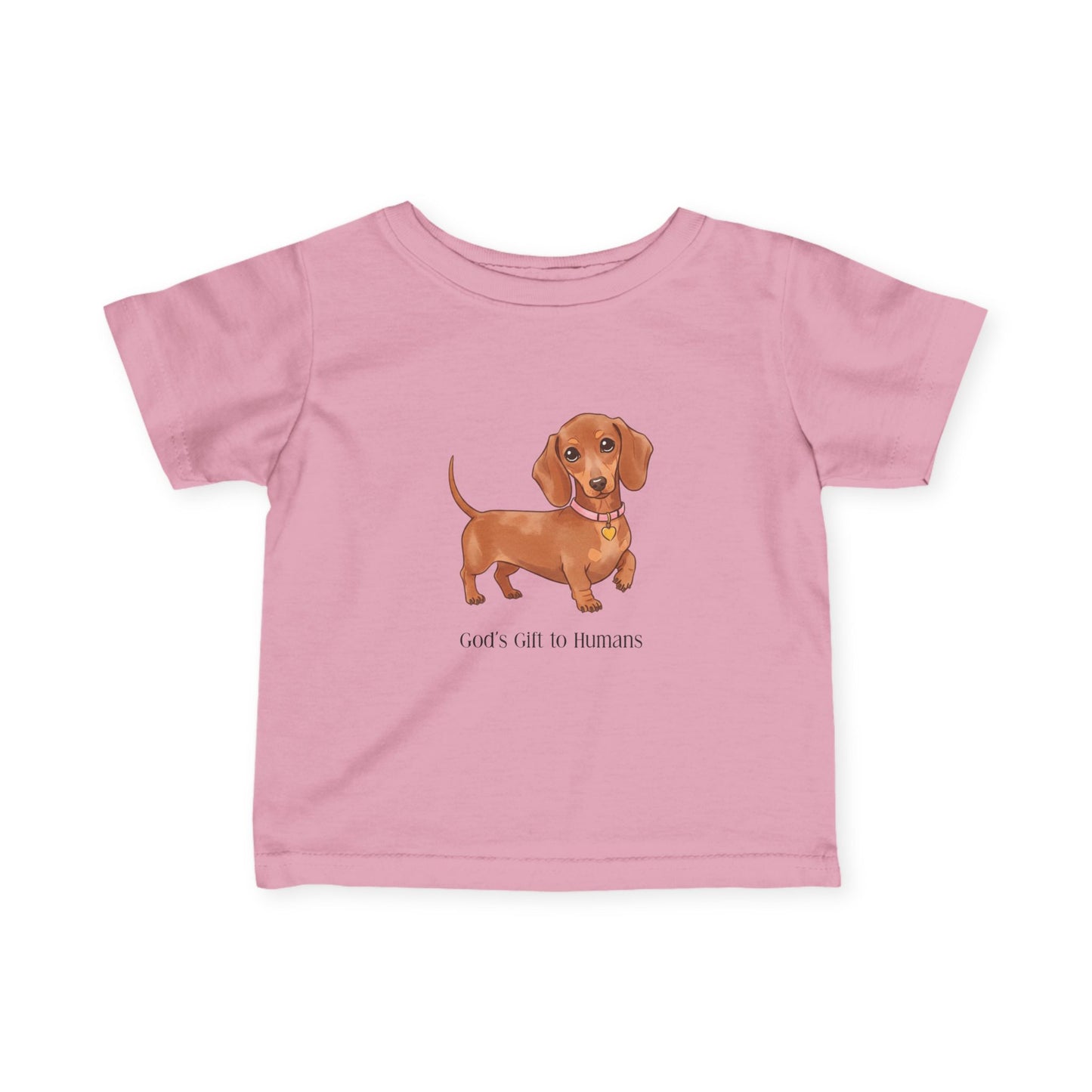 Adorable Dachshund Infant Tee, Cute Baby Dog Shirt, Gifts for New Parents, Baby Shower Outfit, Funny Pet Lover Tee