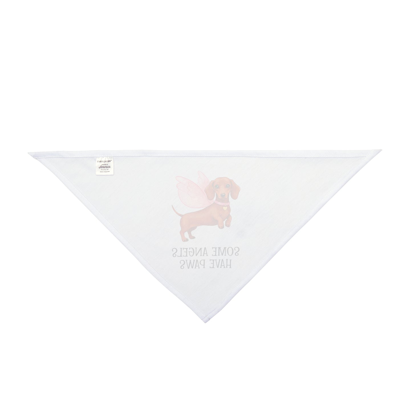 Adorable Pet Bandana - "Some Angels Have Paws" Design, Dog Accessory for Celebrations, Pet Parties, Gifts, Dog Lovers