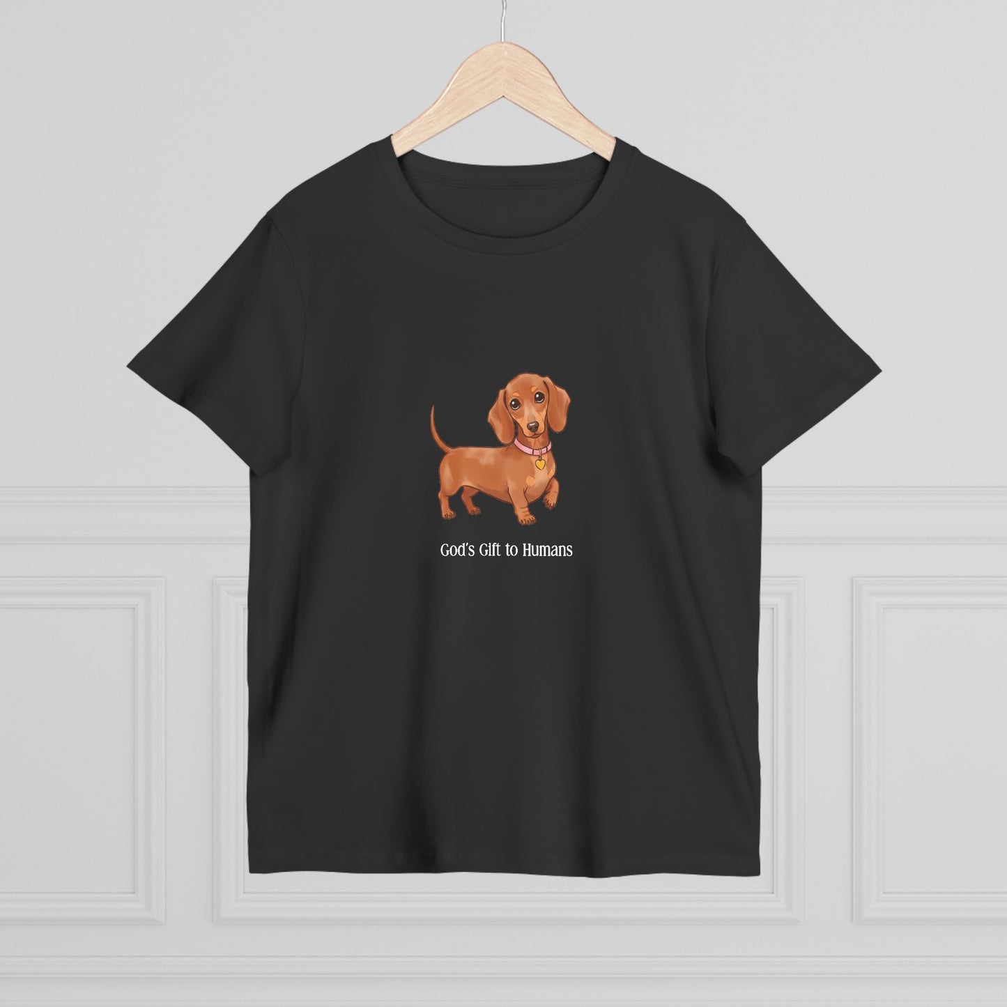 Dachshund Lover’s Tee, Dog Mom Gift, Pet Lover Shirt, Cute Dachshund T-Shirt, Casual Everyday Outfit