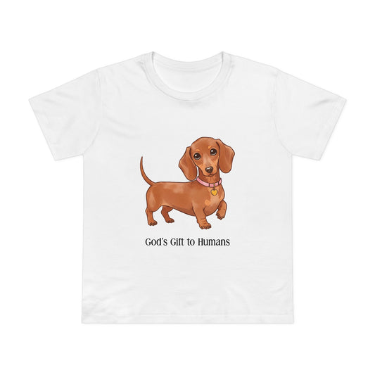 Dachshund Lover’s Tee, Dog Mom Gift, Pet Lover Shirt, Cute Dachshund T-Shirt, Casual Everyday Outfit