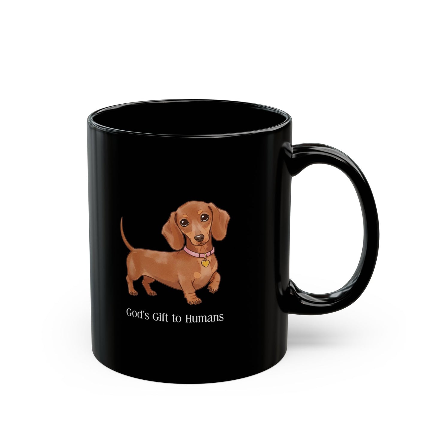 Dachshund Lover Mug, God's Gift to Humans Dog Mug, Cute Dog Coffee Mug, Pet Parent Gift, Personalized Dog Lover Gift