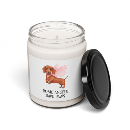 Angel Paws Scented Soy Candle | Dog Lover Gift, Home Decor, Pet Memorial, Gift for Her, Relaxation