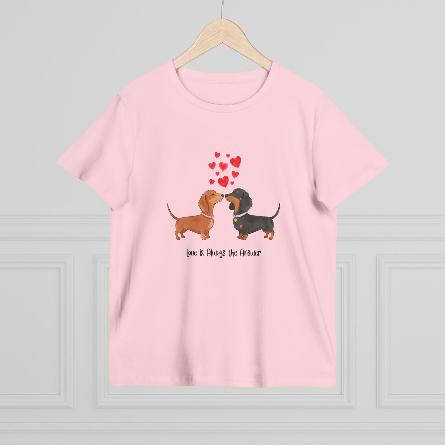 Love Dogs Tee - Cute Pet T-Shirt for Animal Lovers, Gift for Dog Owners, Casual Wear, Birthday Apparel, Valentine's Day