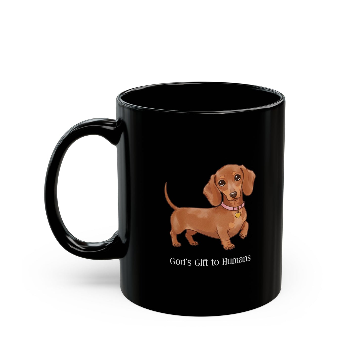 Dachshund Lover Mug, God's Gift to Humans Dog Mug, Cute Dog Coffee Mug, Pet Parent Gift, Personalized Dog Lover Gift