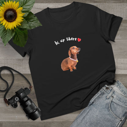 Cute Dachshund T-Shirt for Dog Lovers, Perfect Gift for Pet Owners, Casual Daily Wear, Birthday, Dog-Themed Occasion
