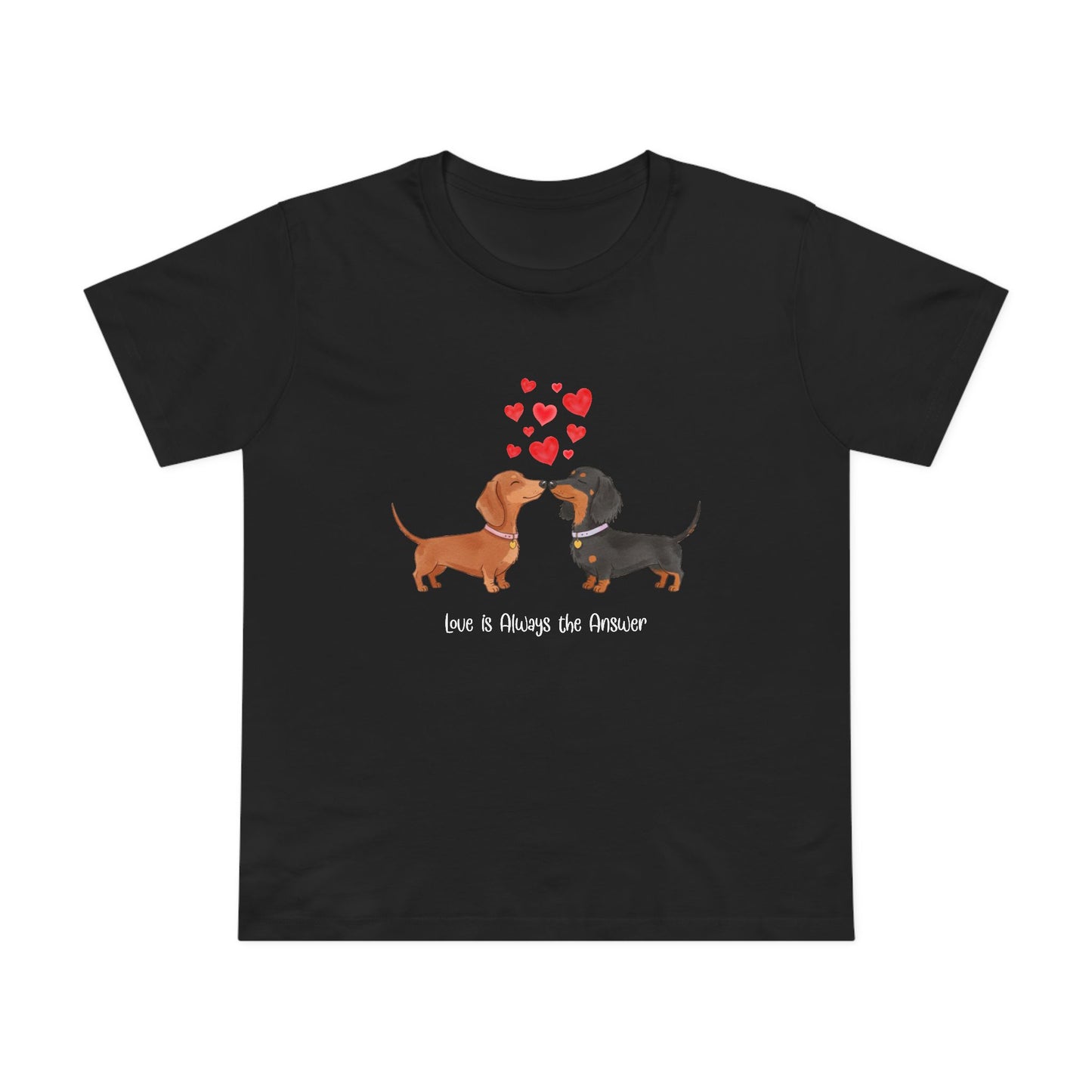 Love Dogs Tee - Cute Pet T-Shirt for Animal Lovers, Gift for Dog Owners, Casual Wear, Birthday Apparel, Valentine's Day