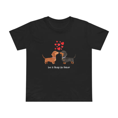 Love Dogs Tee - Cute Pet T-Shirt for Animal Lovers, Gift for Dog Owners, Casual Wear, Birthday Apparel, Valentine's Day