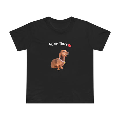 Cute Dachshund T-Shirt for Dog Lovers, Perfect Gift for Pet Owners, Casual Daily Wear, Birthday, Dog-Themed Occasion