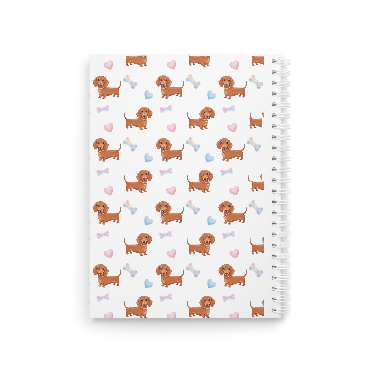 Cute Dachshund Spiral Notebook, Dog Lover Gift, Stationery, Pet Journaling, School Supplies, Gift for Dachshund Owners