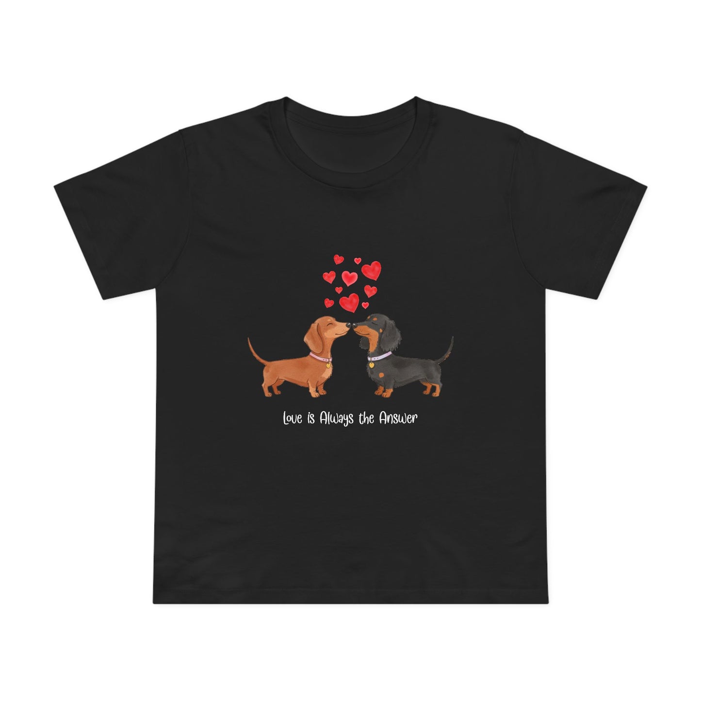 Love Dogs Tee - Cute Pet T-Shirt for Animal Lovers, Gift for Dog Owners, Casual Wear, Birthday Apparel, Valentine's Day