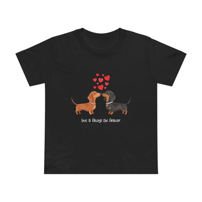 Love Dogs Tee - Cute Pet T-Shirt for Animal Lovers, Gift for Dog Owners, Casual Wear, Birthday Apparel, Valentine's Day