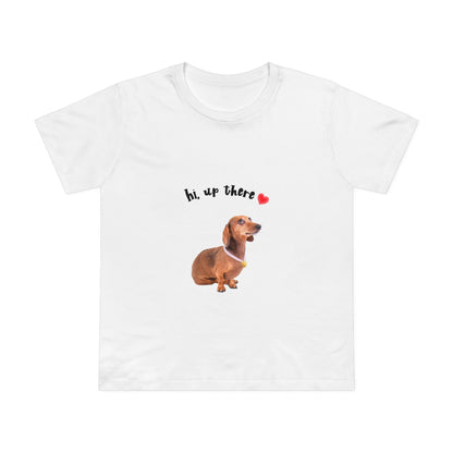 Cute Dachshund T-Shirt for Dog Lovers, Perfect Gift for Pet Owners, Casual Daily Wear, Birthday, Dog-Themed Occasion