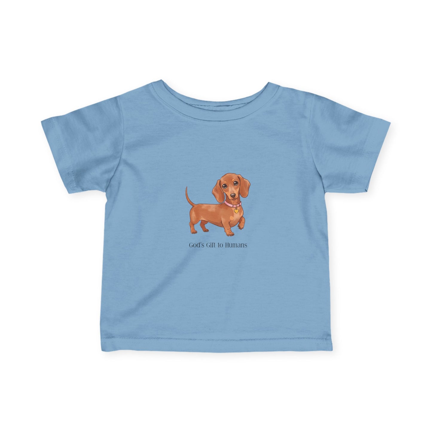 Cute Dog Infant Tee, Baby Dog T-Shirt, Gift for New Parents, Baby Shower Gift, Dog Lover Infant Clothing