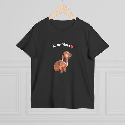 Cute Dachshund T-Shirt for Dog Lovers, Perfect Gift for Pet Owners, Casual Daily Wear, Birthday, Dog-Themed Occasion