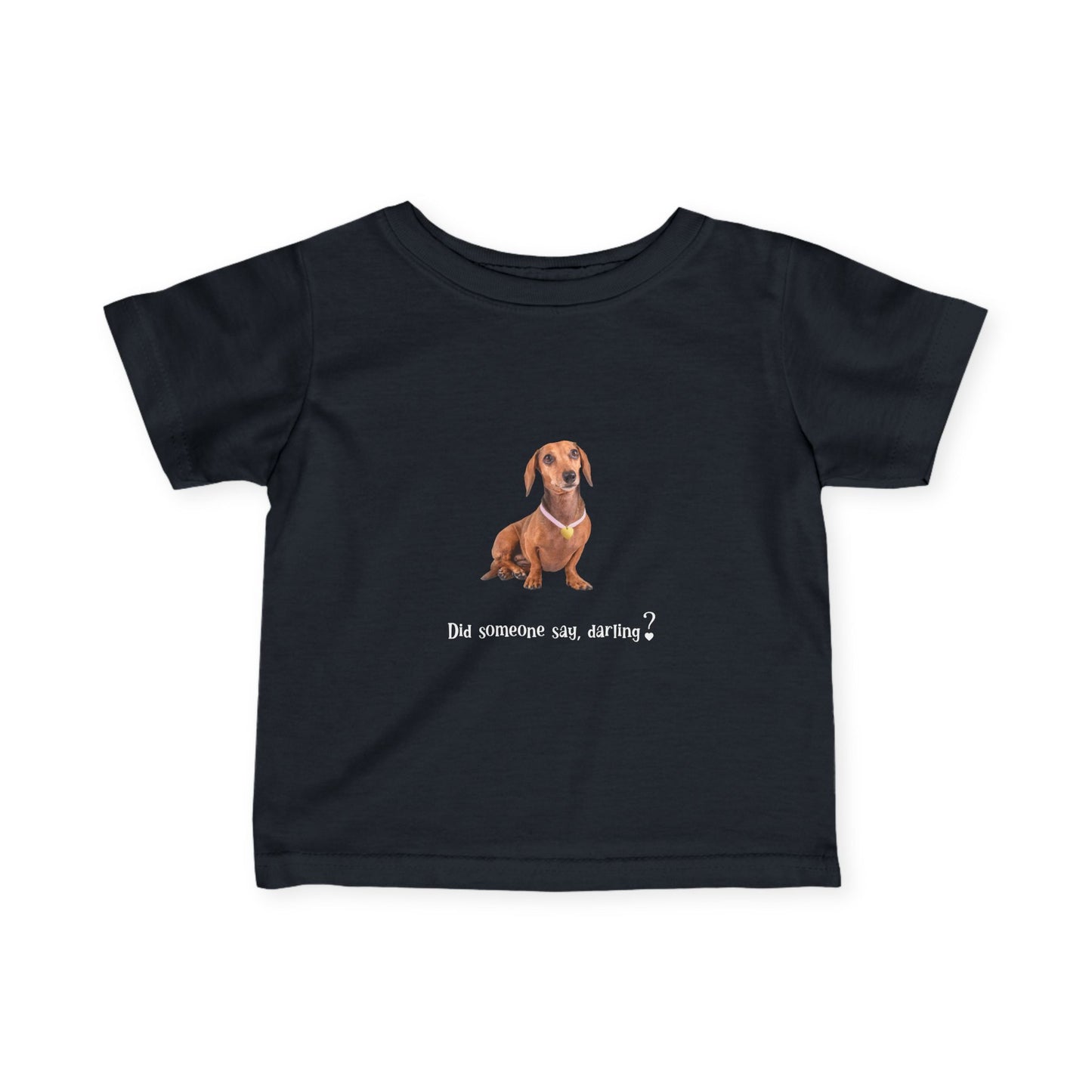 Cute Dachshund Baby Tee, Adorable Infant T-Shirt for Dog Lovers, Gift for New Parents, Funny Animal Tee, Baby Shower Gift