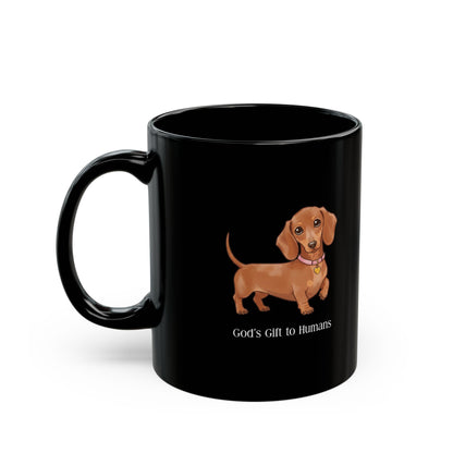 Dachshund Lover Mug, God's Gift to Humans Dog Mug, Cute Dog Coffee Mug, Pet Parent Gift, Personalized Dog Lover Gift
