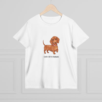 Dachshund Lover’s Tee, Dog Mom Gift, Pet Lover Shirt, Cute Dachshund T-Shirt, Casual Everyday Outfit