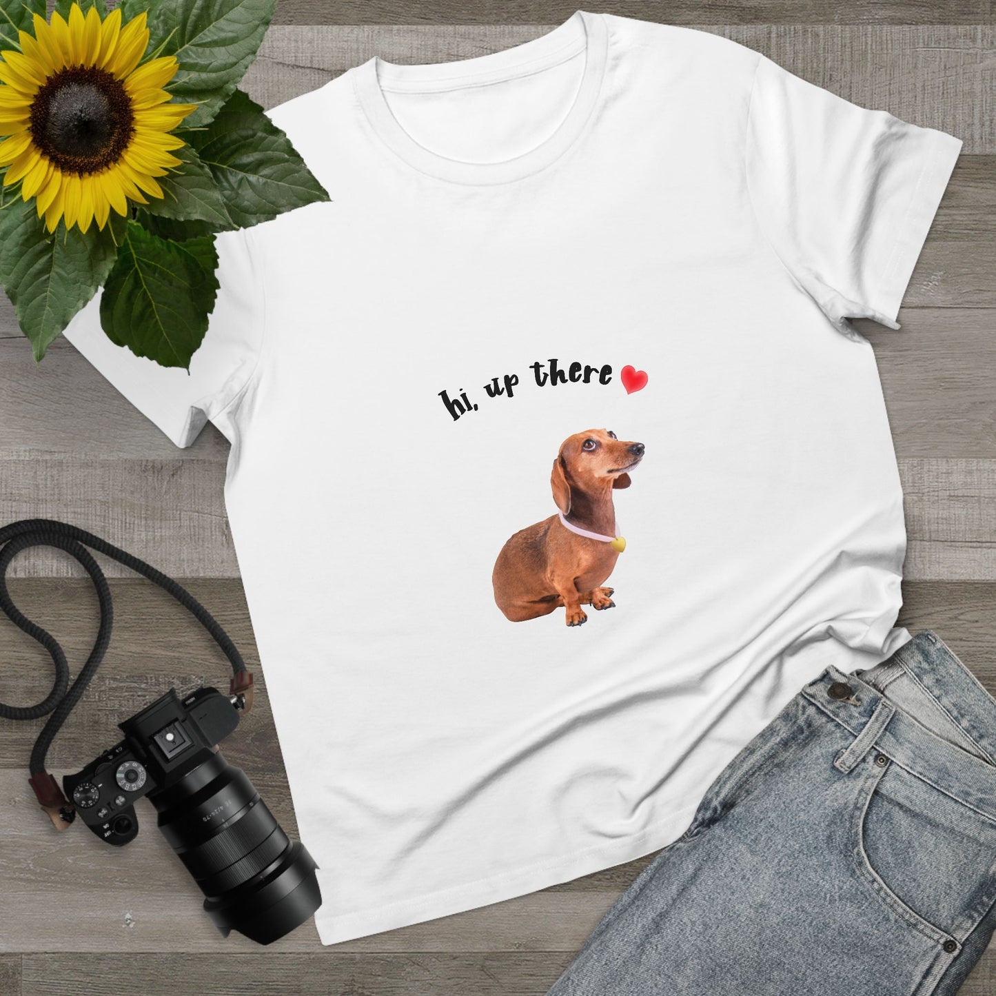 Cute Dachshund T-Shirt for Dog Lovers, Perfect Gift for Pet Owners, Casual Daily Wear, Birthday, Dog-Themed Occasion