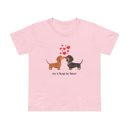 Love Dogs Tee - Cute Pet T-Shirt for Animal Lovers, Gift for Dog Owners, Casual Wear, Birthday Apparel, Valentine's Day